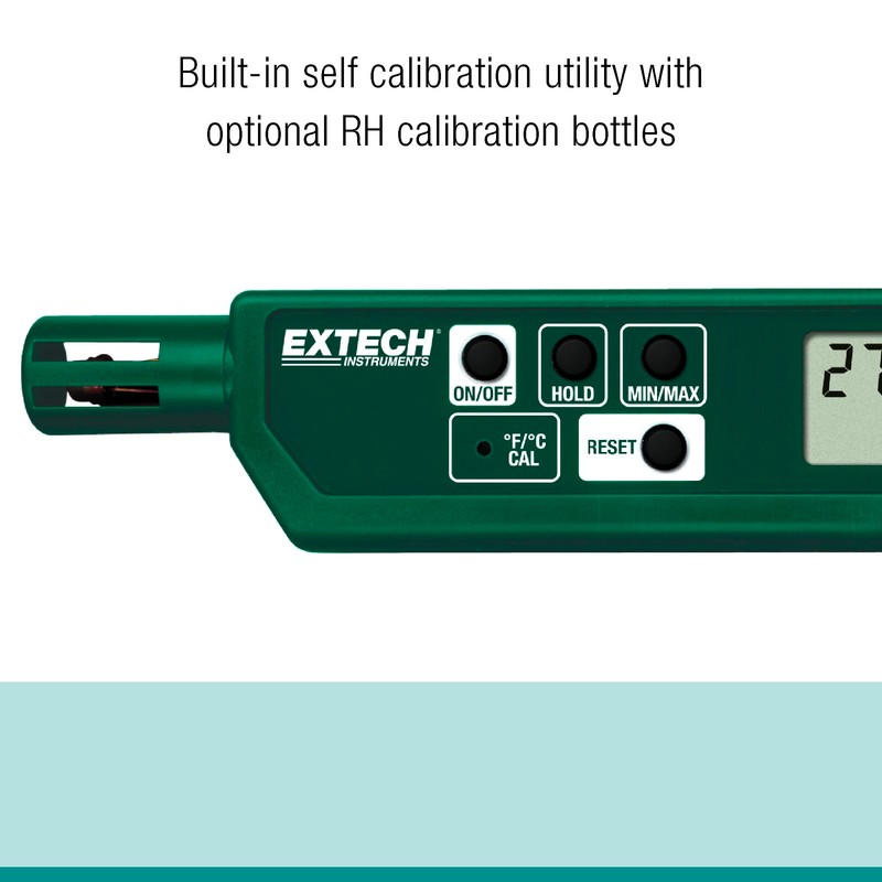 Extech 445580 Humidity and Temperature Pen Sized Meter with Pocket