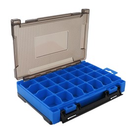 OriGlam Fishing Accessories Storage Box, Double Sided Tackle Boxes Hook Organizer, Fishing Lure Case for Lure Bait Accessories (Blue)