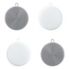 4PCS Silicone Dish Scrubber, Multipurpose Round Silicone Sponges Reusable Dish