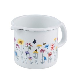 KAUFGUT PIGNATTA 'FLORA' SMALTATA ?10CM 0.75L RIESS 011312