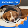 Dog Cone Collar with Soft Liner to Stop Licking, Elizabeth