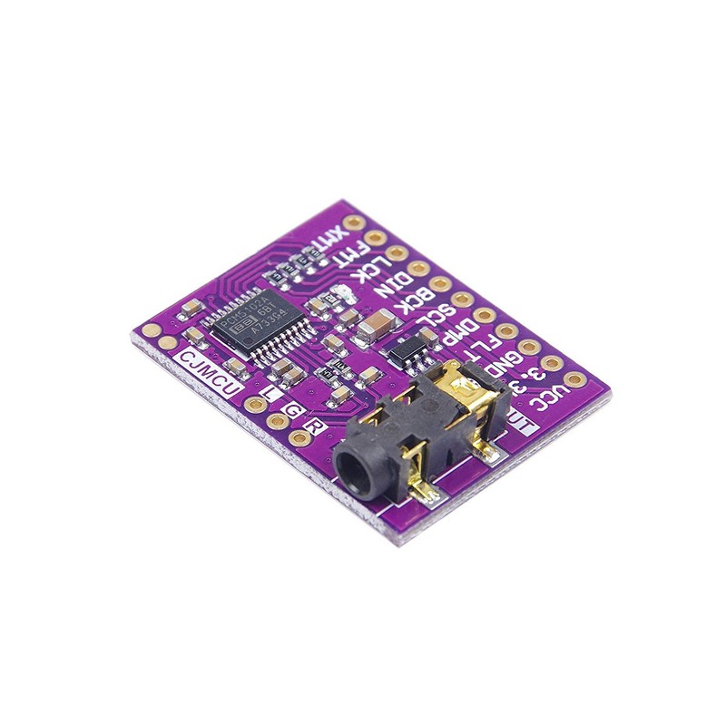 DollaTek PCM5102A Digital-to-Analog Converter PLL Voice Module Stereo DAC Sound