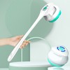 Electric Body Brush Set Rechargeable Long Handle Scrubber Shower Brush