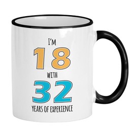 Casitika 50 Year Old Gifts For Women And Men. 11 Oz 50th Birthday Mug. Cup Idea For Wife, Husband Or Friend Who Is Turning Fifty Years Old. (50th Birthday Mug)