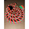 IV Horse Hi Viz Lead Rope with Reflective 6' (Black/Flo