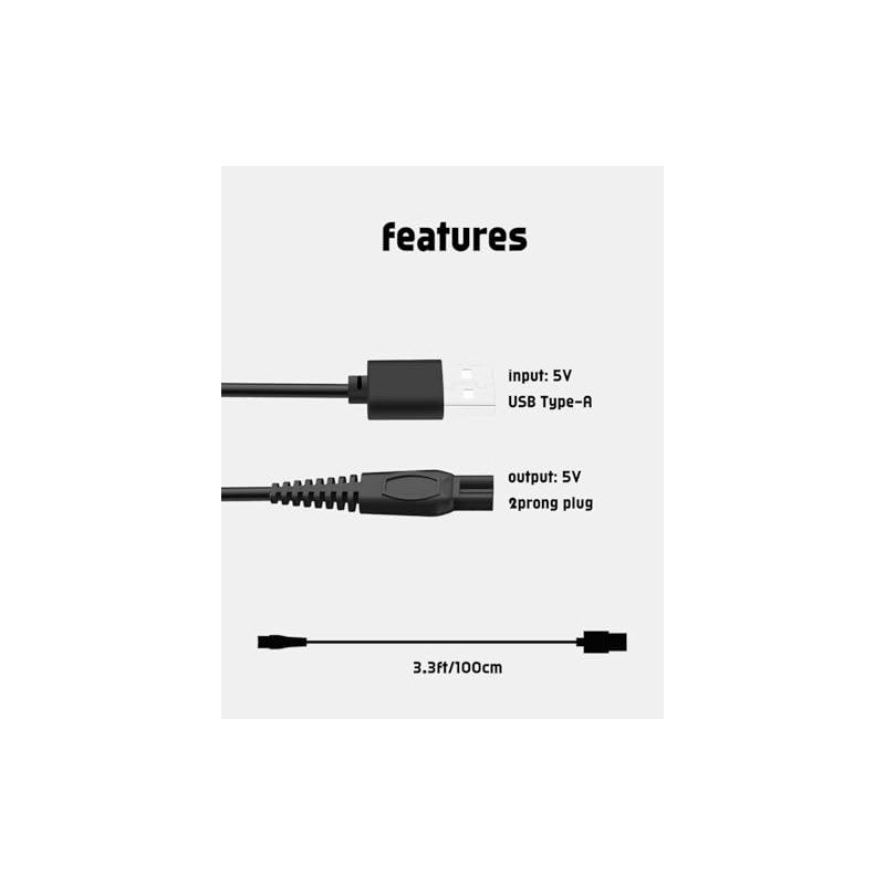 Beard Club Trimmer Charger for Beard Club PT45 Charger and