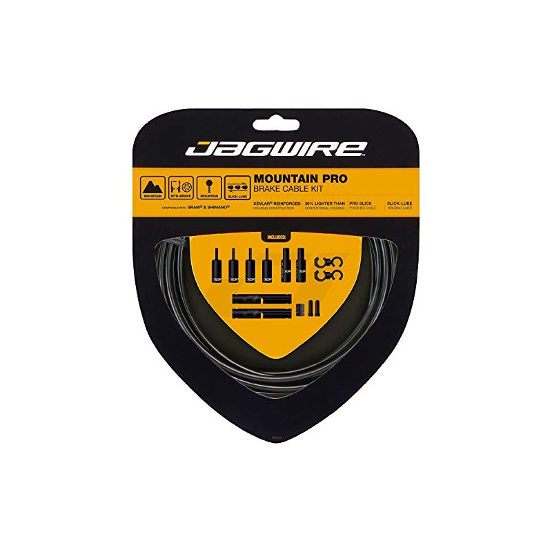 Jagwire Mountain Pro Complete Brake Cable Kit - Black