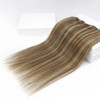 Fshine Clip-In Real Hair Extensions, 35 cm, 50 g, 3