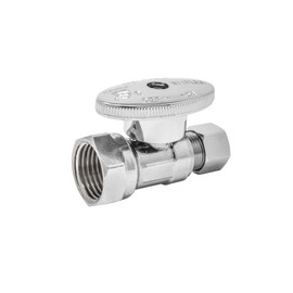 MIIFLEX 1/2 inch FIP(Inlet) x 3/8 inch OD(Outlet) 1/4 Turn Straight Stop Valve for Water Shut Off, FIP x Compression, (Click in for more size options), 1/2'' FIP x 3/8'' OD