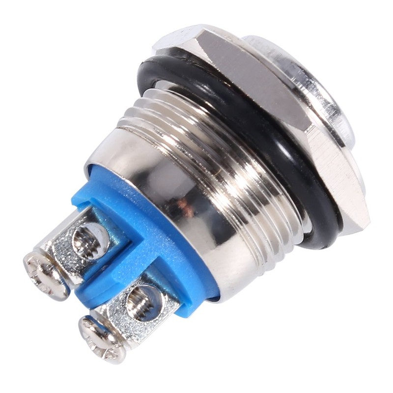 Hlyjoon Reset Button Momentary Push Button Switch 16 mm 12