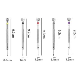 5 Pcs Precision Screwdriver Set Watchmakers Screwdrivers Reversible Blade Screwdriver for Watch Eyeglasses Jewelry Repair