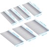 Breezliy 2100 PCS Brad Nails 7 Sizes multi-Length Galvanized Straight