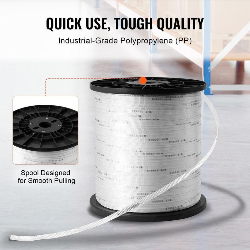 VEVOR Polyester Pull Tape, 1/2" x 5249' Mule Tape Flat