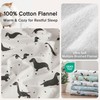 Comfort Spaces Cotton Flannel Breathable Warm, Deep Pocket Sheets with
