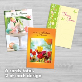 Designer Greetings Pensamientos Especiales Spanish Easter Greeting Card Assortment, En las Pascuas (6 Cards with Envelopes)