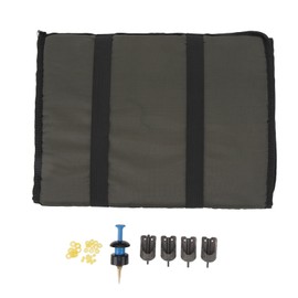 Fishing Folding Unhooking Pad Folded Fish Protection Sponge Mats with Worm Clip Fishing Bait Cage