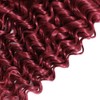 26 28 30 Inch Burgundy Bundle Ombre Red Deep Wave