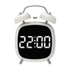 Digital Alarm Clock with Loud Double Bell Alarm for Heavy