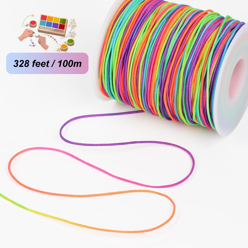 Tenn Well Stretchy Elastic String, 1mm X 100m Elastic String