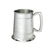 Wentworth Pewter - Half Hammered 1 Pint Pewter Tankard (Hammered