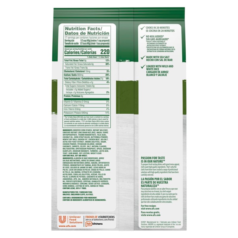 Knorr Professional Soup du Jour Chicken with Wild and White