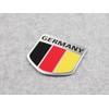 Generic Car Alloy Metal German Germany Flag Chrome Side Rear