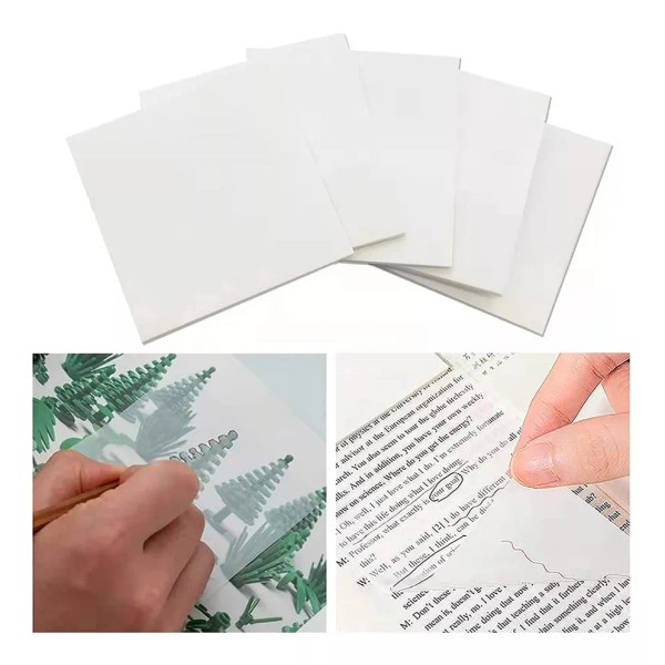Lomarey 300 Notas Adhesivas Transparentes Apuntes Post It Plastico