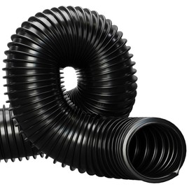 25mm Black Pond Corrugated Flexible Hose Pipe 1 Metre