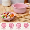 Romooa Large 45oz Cute Ramen Bowl Set Microwavable Pig Ramen