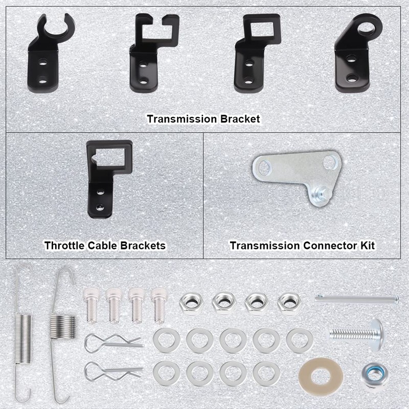 WMPHE 304147 Carburetor Throttle Cable Mount Bracket Compatible with EZ-EFI