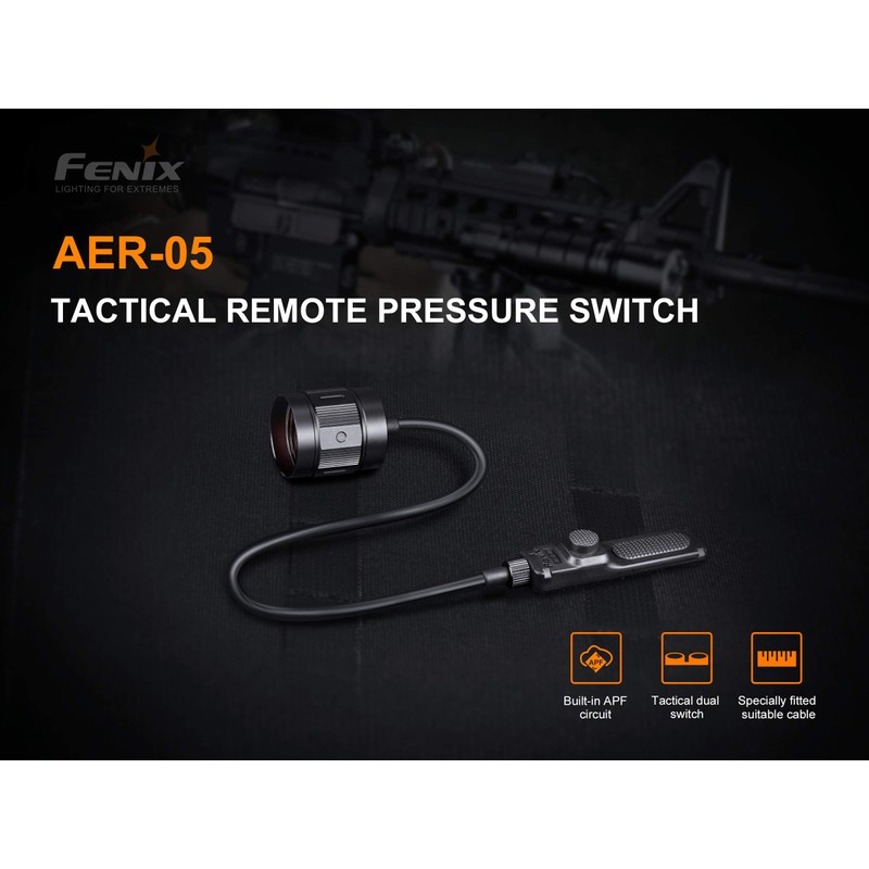 FENIX Unisex Adult Aer-05 Remote Switch for 21700 Powered Apf