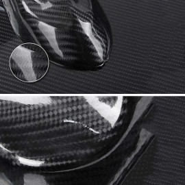SHENKENUO Accessories Car Interior Door Sill Scuff Cover Carbon Fiber Vinyl Wrap Sticker U