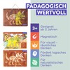mierEdu Magnetic Pad - Triceratops I Great Puzzle Set I