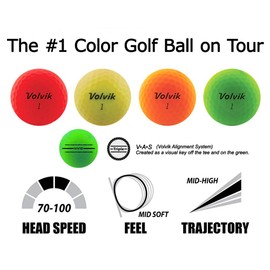 Volvik New Vivid 3-Piece Premium Matte Finish Golf Balls 1 Dozen (Pink Color 12 Balls) Bundle with Volvik 100% Genuine Italian Real Solid Leather Belt (Grey)