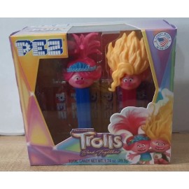 2023 Release Pez ~Trolls Twin/Gift Box Set ~ POPPY & VIVA ~ Mint in Box