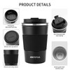 GEMFUL Thermal Travel Hot Drinks 2 Pack Coffee Cup Spill
