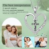 Alphm Cross Heart Necklace for Women S925 Sterling Silver