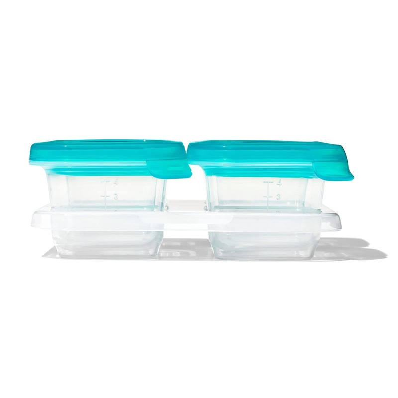 OXO Tot Silicone Baby Food Storage Container, Set of Four,