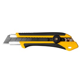 OLFA 25mm Extra Heavy-Duty Utility Knife (XH-1) - Multi-Purpose Custom Cutting Depth Utility Knife w/Reinforced Fiberglass Handle & Snap-Off Blade, Replacement Blades: Any OLFA 25mm Blade