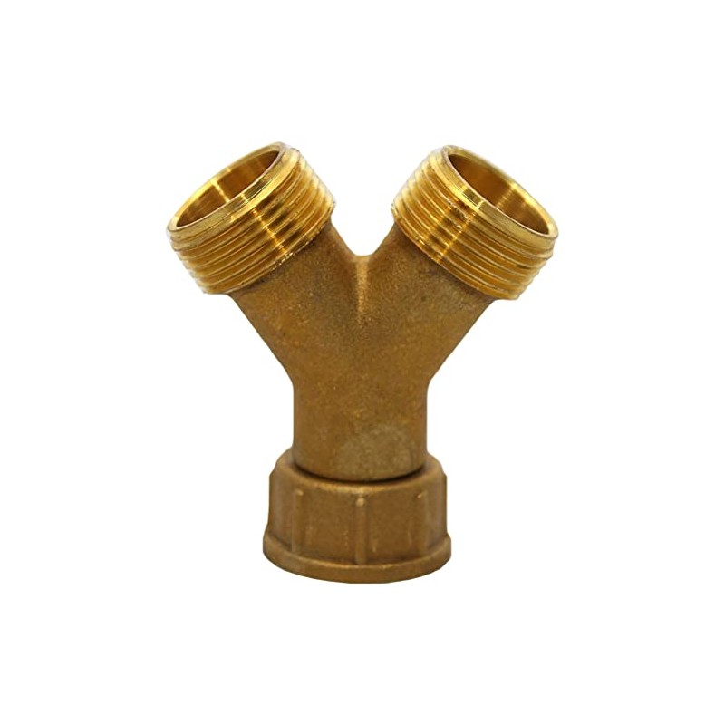 Solid Brass washing machine Y piece connector, Highly recommended over