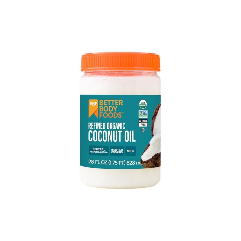 Aceite de coco orgánico extra virgen de BetterBody Foods