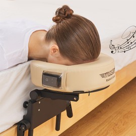 Master Massage Music Master Crescent Round High Fidelity Sound Face Cradle Cushion- Bluetooth Massage Pillow-Music Headrest Cushion Pad Musical Neck Support