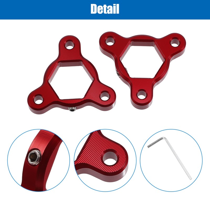Motoforti 19 mm Red Aluminium Alloy Racing Motorcyclist CNC Fork