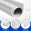 DGSL Garage Door Seals Bottom Rubber Weather Stripping Sealing Strip