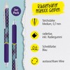 Online magiXX, 3 x Shiny Dreams Erasable Gel Pen Blue