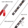 XYOP Led Strip Lights Battery Powered RGB 2M 6.56ft Battery