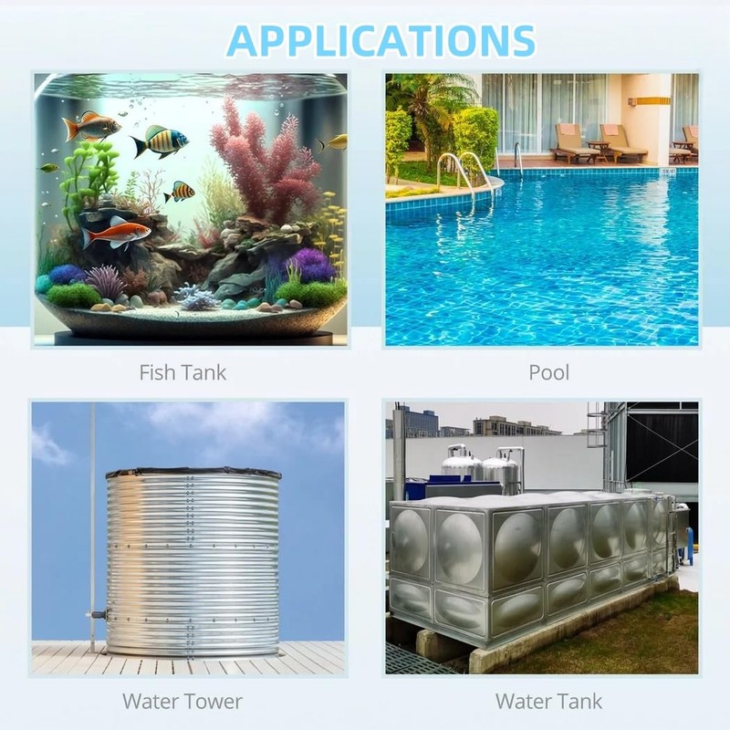 Water Float Valve 1/2 inch Brass Float Valve with Plastic