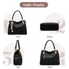 DORRISO Elegant Handbags for Women Ladies Handbags Set PU Leather