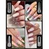 EBANKU Poly Gel Nail Forms Kit - 4 Shapes Reusable