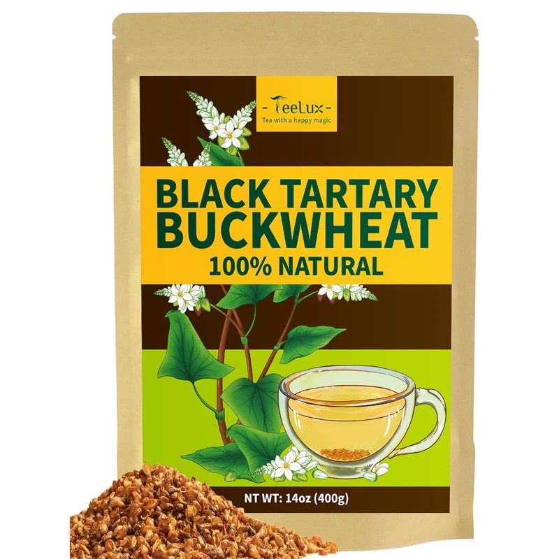 TeeLux Tartary Buckwheat Tea, Roasted Buckwheat Loose Leaf Tea, High